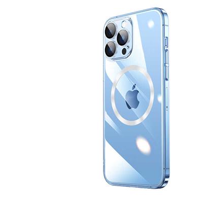 Apple iPhone 14 Pro Max Uyumlu Kılıf Wireless Şarj Özellikli Sert PC Zore Riksos M-safe Kapak