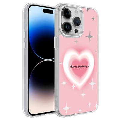 Apple iPhone 14 Pro Uyumlu Kılıf Airbagli Parlak Tasarımlı Zore Mimbo Kapak