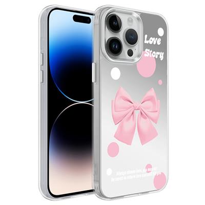 Apple iPhone 14 Pro Uyumlu Kılıf Airbagli Parlak Tasarımlı Zore Mimbo Kapak