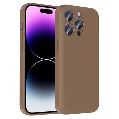 Apple iPhone 14 Pro Uyumlu Kılıf Kamera Korumalı Kartlık Hazneli Zore Vitra Kapak