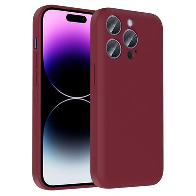 Apple iPhone 14 Pro Uyumlu Kılıf Kamera Korumalı Kartlık Hazneli Zore Vitra Kapak