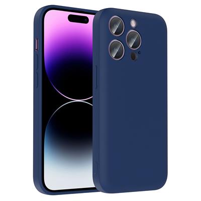 Apple iPhone 14 Pro Uyumlu Kılıf Kamera Korumalı Kartlık Hazneli Zore Vitra Kapak