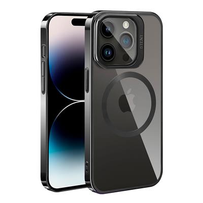 Apple iPhone 14 Pro Uyumlu Kılıf M-safe Şarj Özellikli Standlı Zore Klon Kapak