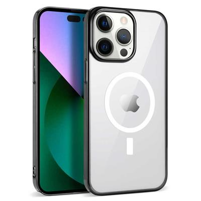 Apple iPhone 14 Pro Uyumlu Kılıf Zore Wireless Şarj Özellikli Pixel M-safe Kapak