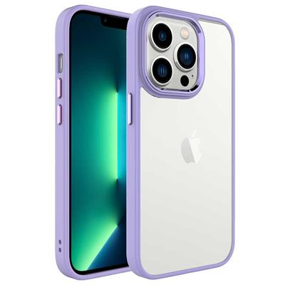 Apple iPhone 14 Pro Uyumlu Kılıf Zore Krom Kapak