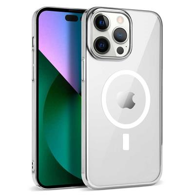 Apple iPhone 14 Pro Uyumlu Kılıf Zore Wireless Şarj Özellikli Pixel M-safe Kapak