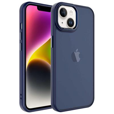 Apple iPhone 14 Uyumlu Kılıf Buzlu Sert PC Zore May Kapak