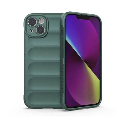 Apple iPhone 14 Uyumlu Kılıf Esnek TPU Oyuklu Arka Yüzey Tasarımlı Zore Etnik Silikon Kapak