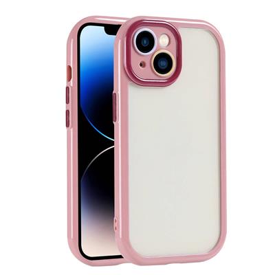 Apple iPhone 14 Uyumlu Kılıf Kamera Korumalı Renkli Kenar ve Çerçeve Tasarımlı Zore Vitamin Kapak
