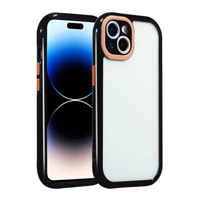 Apple iPhone 14 Uyumlu Kılıf Kamera Korumalı Renkli Kenar ve Çerçeve Tasarımlı Zore Vitamin Kapak