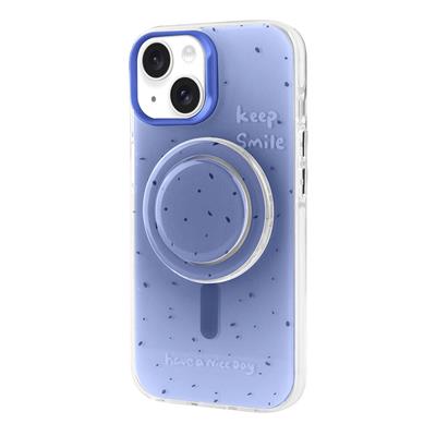 Apple iPhone 14 Uyumlu Kılıf M-safe Şarj Özellikli Tak-Çıkar Pop Soketli Zore Tiktok Kapak