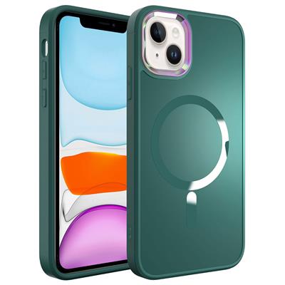 Apple iPhone 14 Uyumlu Kılıf M-safe Wireless Şarj Özellikli Zore Stil Kapak