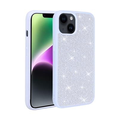 Apple iPhone 14 Uyumlu Kılıf Parlak Taşlı Tasarım Zore Ston Kapak