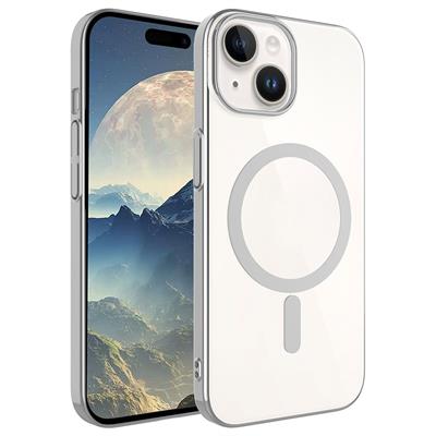 Apple iPhone 15 Plus Uyumlu Kılıf Zore Wireless Şarj Özellikli Pixel M-safe Kapak