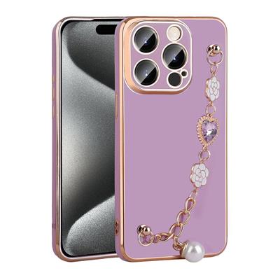 Apple iPhone 15 Pro Max Uyumlu Kılıf El Tutamaçlı Kamera Korumalı Zore Taka Silikon Kapak