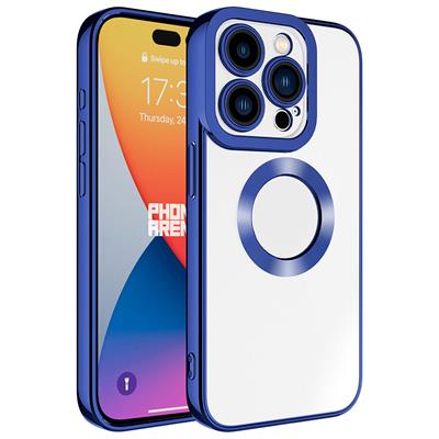 Apple iPhone 15 Pro Max Uyumlu Kılıf Kamera Korumalı Logo Gösteren Zore Omega Kapak