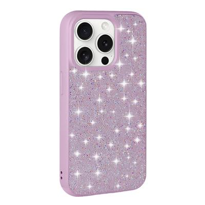 Apple iPhone 15 Pro Max Uyumlu Kılıf Parlak Taşlı Tasarım Zore Pırlanta Kapak