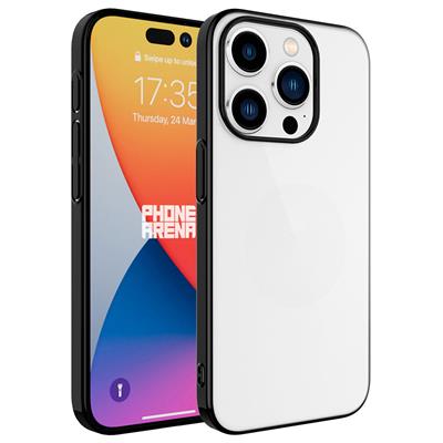 Apple iPhone 15 Pro Max Uyumlu Kılıf Sert PC Renkli Çerçeveli Zore Riksos Kapak