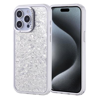 Apple iPhone 15 Pro Max Uyumlu Kılıf Taşlı Tasarımlı Zore Kapi Kapak