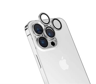 Apple iPhone 15 Pro Max Zore Safir CL-15 Parmak İzi Bırakmayan Anti-Reflective Kamera Lens Koruyucu