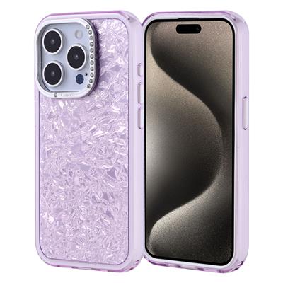 Apple iPhone 15 Pro Uyumlu Kılıf Taşlı Tasarımlı Zore Kapi Kapak