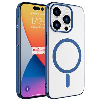 Apple iPhone 15 Pro Uyumlu Kılıf Zore Wireless Şarj Özellikli Pixel M-safe Kapak