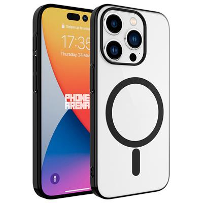 Apple iPhone 15 Pro Uyumlu Kılıf Zore Wireless Şarj Özellikli Pixel M-safe Kapak