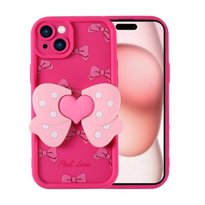 Apple iPhone 15 Uyumlu Kılıf Kamera Korumalı Figür Tasarımlı Zore Kapya Kapak