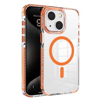 Apple iPhone 15 Uyumlu Kılıf M-safe Şarj Özellikli Airbagli Takılabilir Askı Aparatlı Zore Nana Kapak