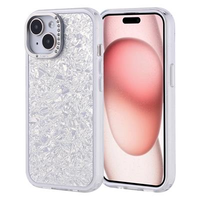 Apple iPhone 15 Uyumlu Kılıf Taşlı Tasarımlı Zore Kapi Kapak