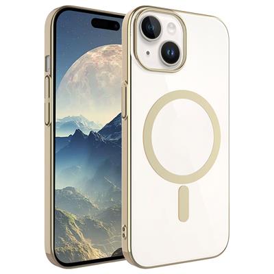 Apple iPhone 15 Uyumlu Kılıf Zore Wireless Şarj Özellikli Pixel M-safe Kapak