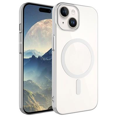 Apple iPhone 15 Uyumlu Kılıf Zore Wireless Şarj Özellikli Pixel M-safe Kapak