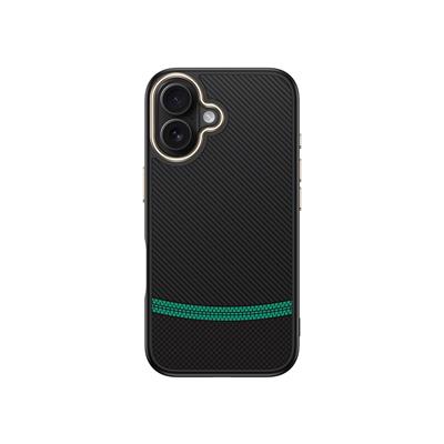 Apple iPhone 16 Plus Uyumlu Kılıf M-safe Şarj Özellikli Karbon Fiber Görünümlü Zore Antina Kapak