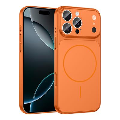 Apple iPhone 16 Pro Kılıf Zore M-Safe Şarj Özellikli Kamera Korumalı Formen Kapak