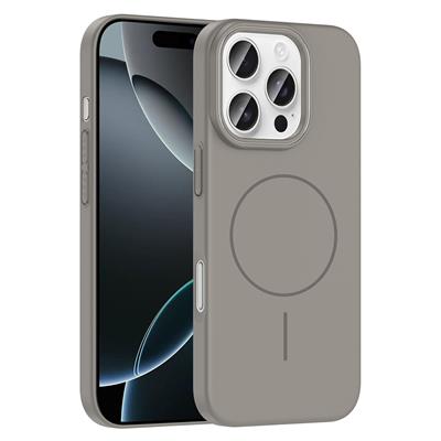 Apple iPhone 16 Pro Max Uyumlu Kılıf M-safe Şarj Özellikli Zore Ruby Sert Kapak