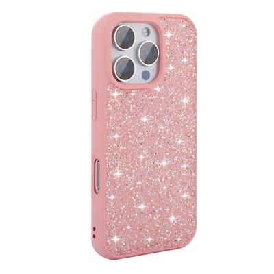 Apple iPhone 16 Pro Max Uyumlu Kılıf Parlak Taşlı Tasarım Zore Pırlanta Kapak