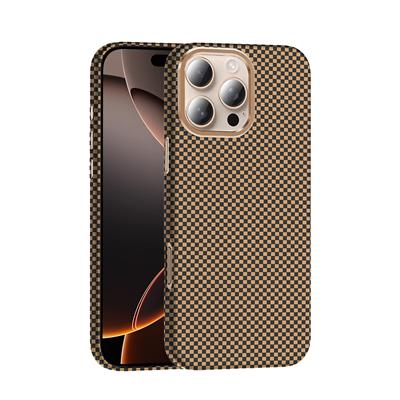 Apple iPhone 16 Pro Uyumlu Kılıf M-safe Şarj Özellikli Karbon Fiber Görünümlü Zore Gros Kapak