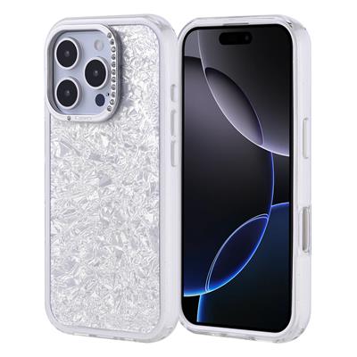 Apple iPhone 16 Pro Uyumlu Kılıf Taşlı Tasarım Zore Kapi Kapak