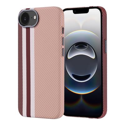 Apple iPhone 16E Uyumlu Kılıf M-safe Şarj Özellikli Karbon Fiber Görünümlü Zore Nekst Kapak