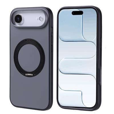 Apple iPhone 17 Air Kılıf M-Safe Şarj Özellikli Standlı Zore Proton Silikon Kapak