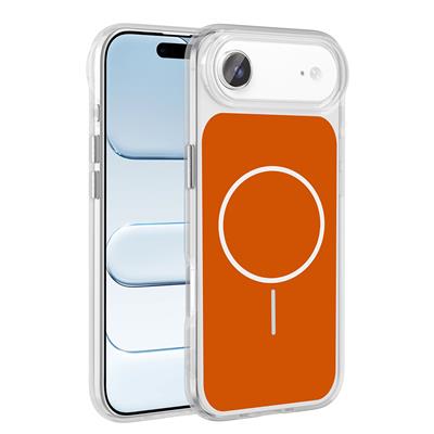 Apple iPhone 17 Air Kılıf Metal Buton Tasarımlı Zore İkonik Sert Silikon Kapak