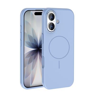 Apple iPhone 17 Kılıf M-Safe Şarj Özellikli Metal Kamera Çerçeveli Zore Edi Silikon Kapak