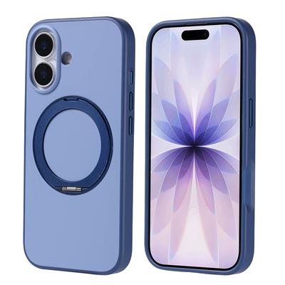 Apple iPhone 17 Kılıf M-Safe Şarj Özellikli Standlı Zore Proton Silikon Kapak