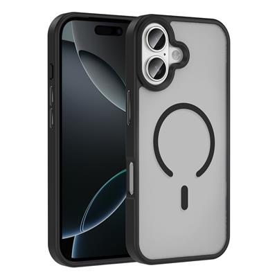 Apple iPhone 17 Kılıf M-safe Şarj Özellikli Mat Arka Yüzey Zore Sio Kapak