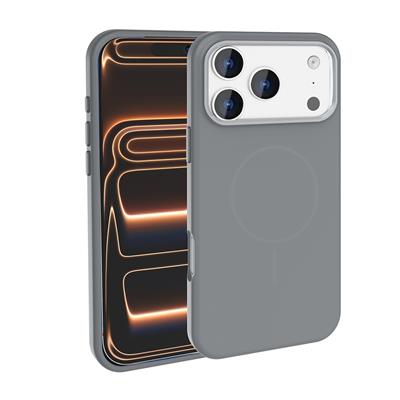 Apple iPhone 17 Pro Kılıf M-Safe Şarj Özellikli Metal Kamera Çerçeveli Zore Edi Silikon Kapak