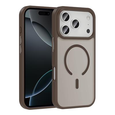 Apple iPhone 17 Pro Kılıf M-safe Şarj Özellikli Mat Arka Yüzey Zore Sio Kapak