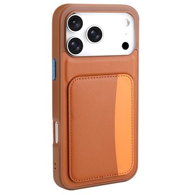 Apple iPhone 17 Pro Max Kılıf Kartlıklı Zore X-Kart Silikon Kapak