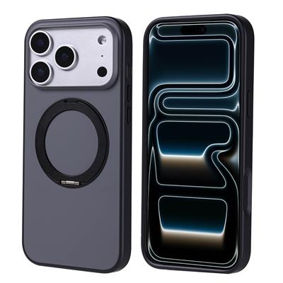 Apple iPhone 17 Pro Max Kılıf M-Safe Şarj Özellikli Standlı Zore Proton Silikon Kapak