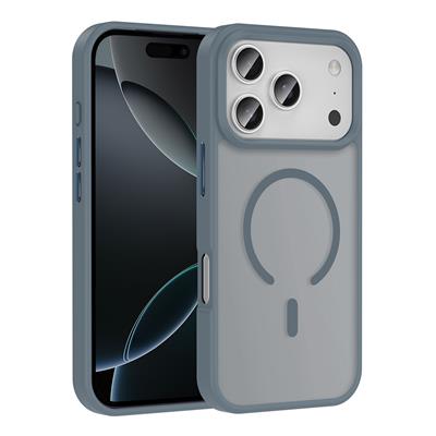 Apple iPhone 17 Pro Max Kılıf M-safe Şarj Özellikli Mat Arka Yüzey Zore Sio Kapak