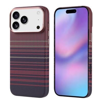 Apple iPhone 17 Pro Max Kılıf M-safe Şarj Özellikli Karbon Fiber Görünümlü Zore Nekst Kapak